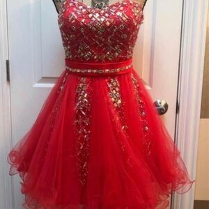 Red prom dress